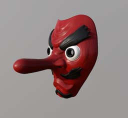 Urokodaki Mask Remake 3d model