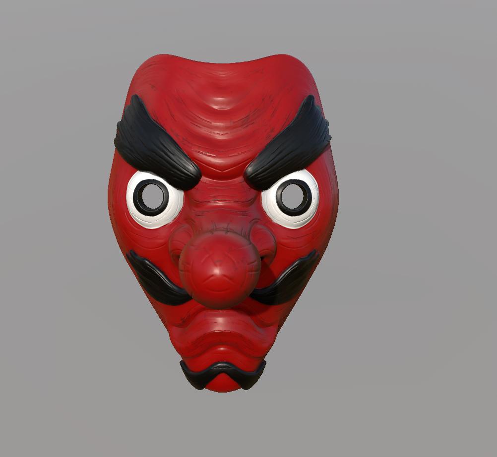 Urokodaki Mask Remake  3d model