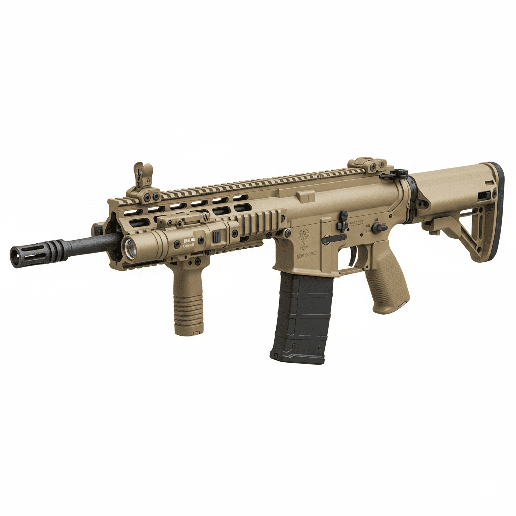 Gun FN SCAR CQB Tactical Rifle 3d model