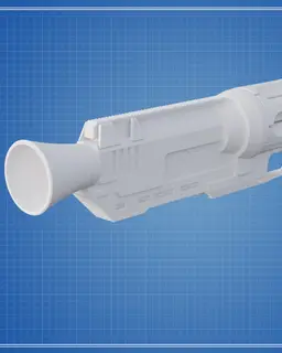 Brutus' Fourth Blaster - Skeleton Crew 3d model