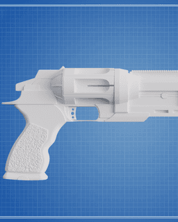 Brutus' Fourth Blaster - Skeleton Crew 3d model