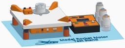 Model Rocket Motor Test Stand 3d model