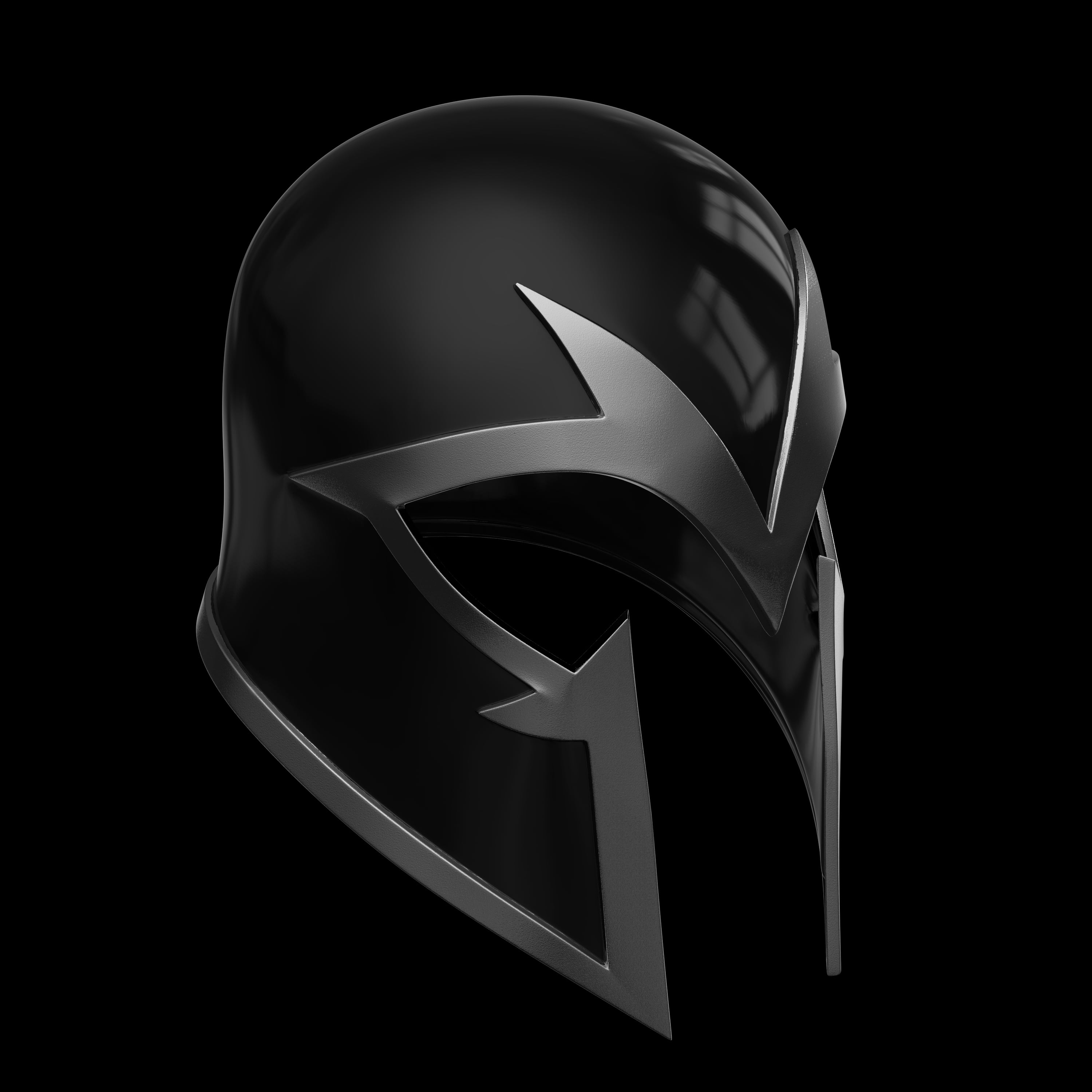 Magneto Helmet 3d model