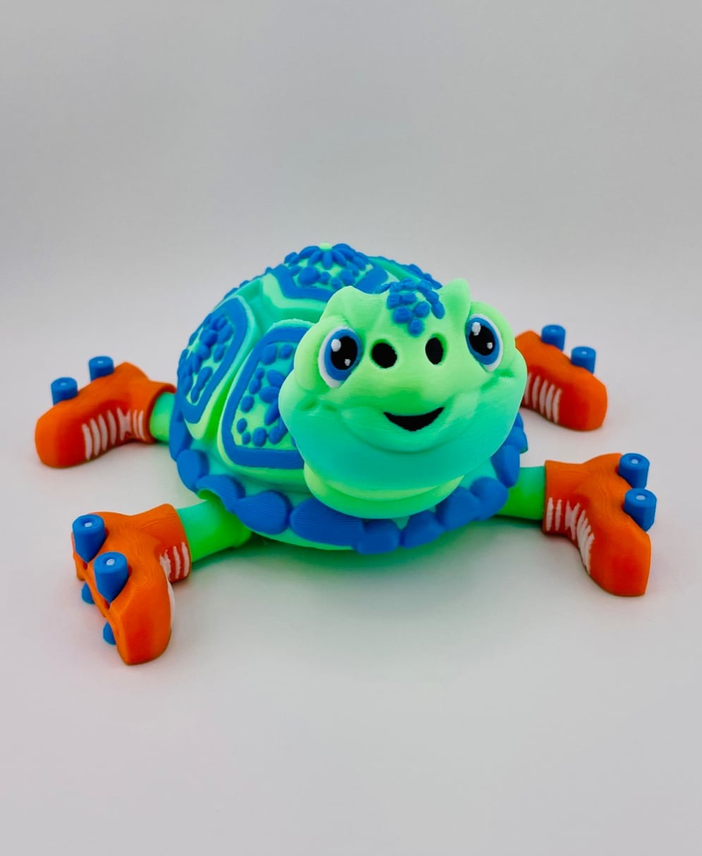 Turtle Roller Skate Flexi 3d model