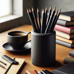 Round Modern Pencil Holder 3d model