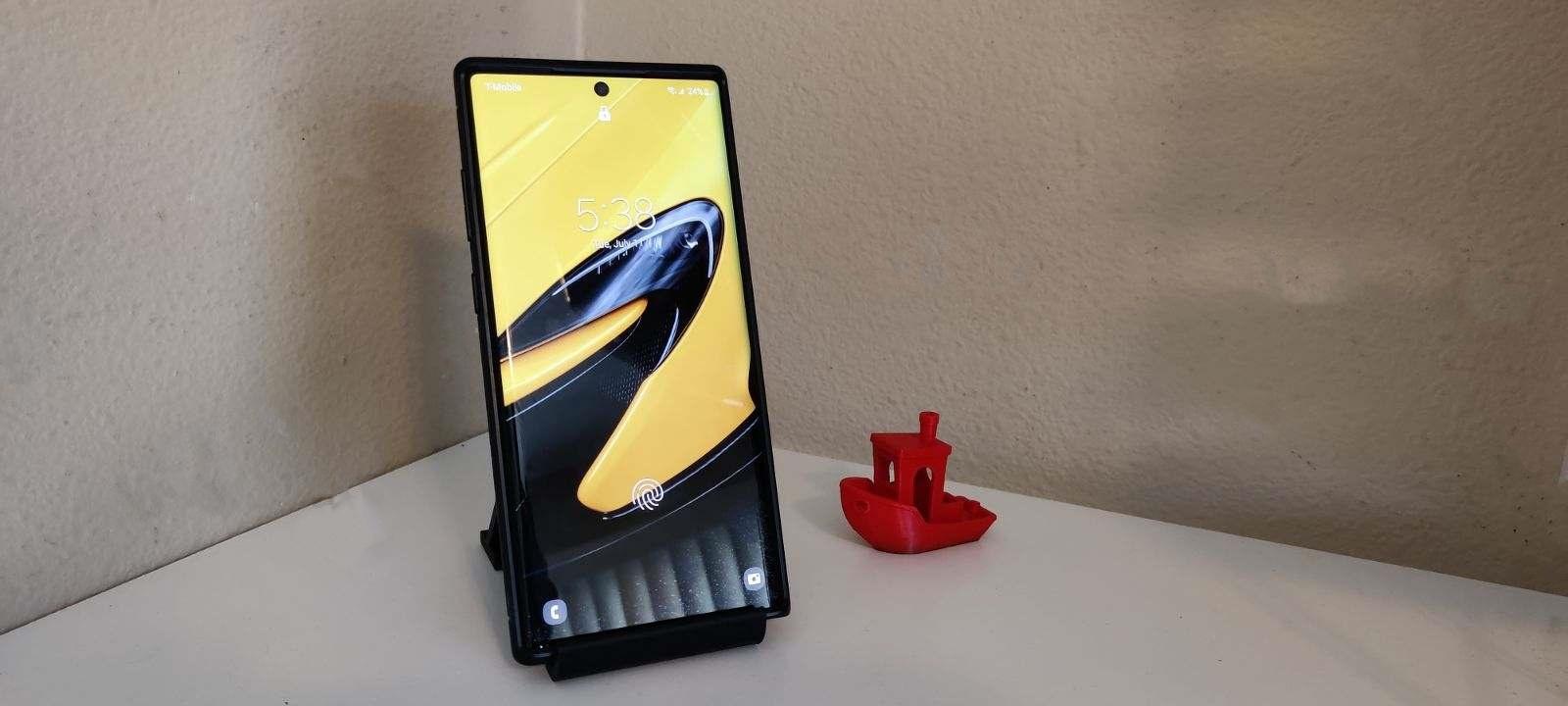 Double Sided Phone Holder - Samsung Themed 3d model