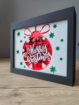 Christmas Shadow Box (A) 3d model
