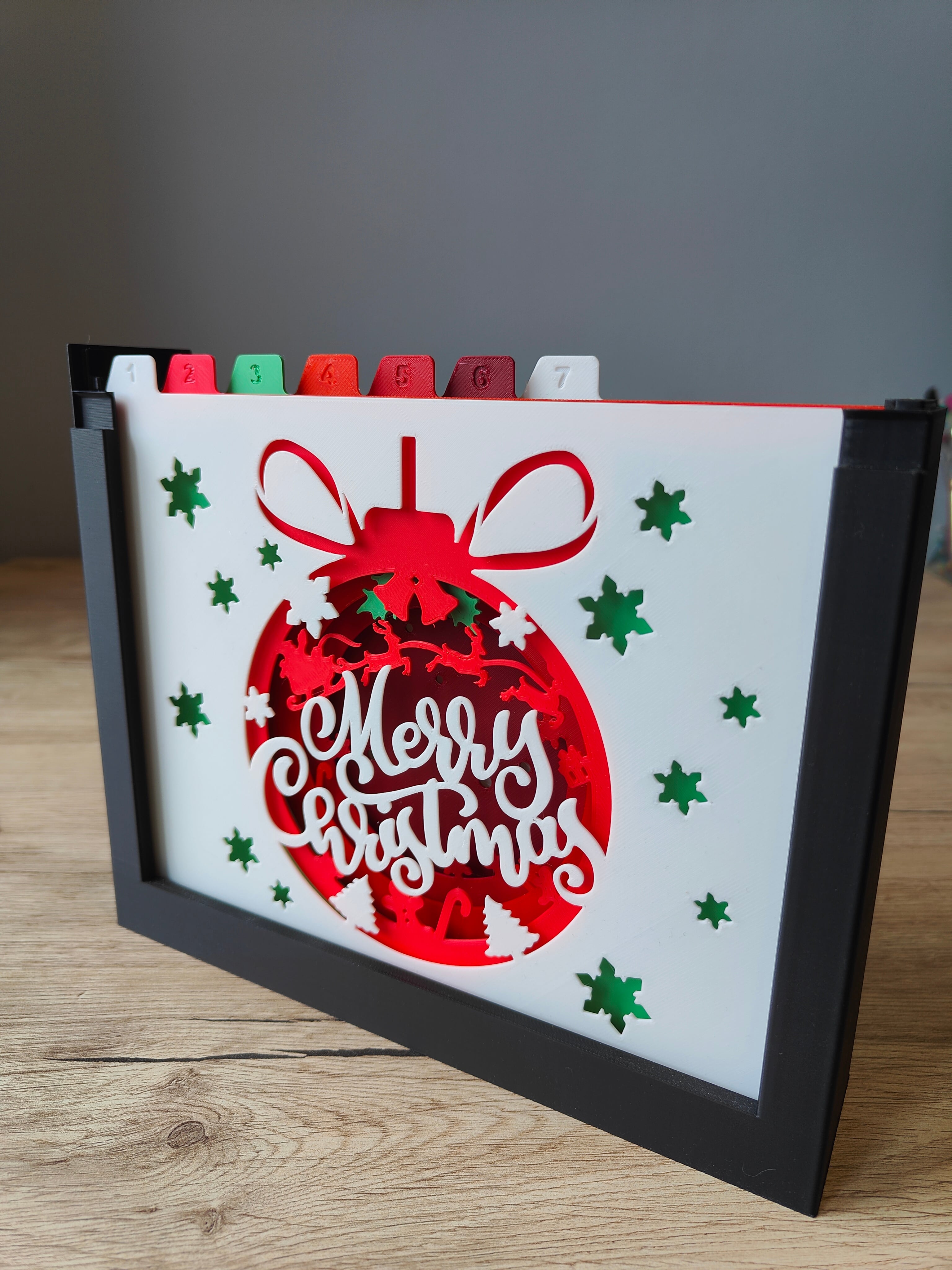 Christmas Shadow Box (A) 3d model