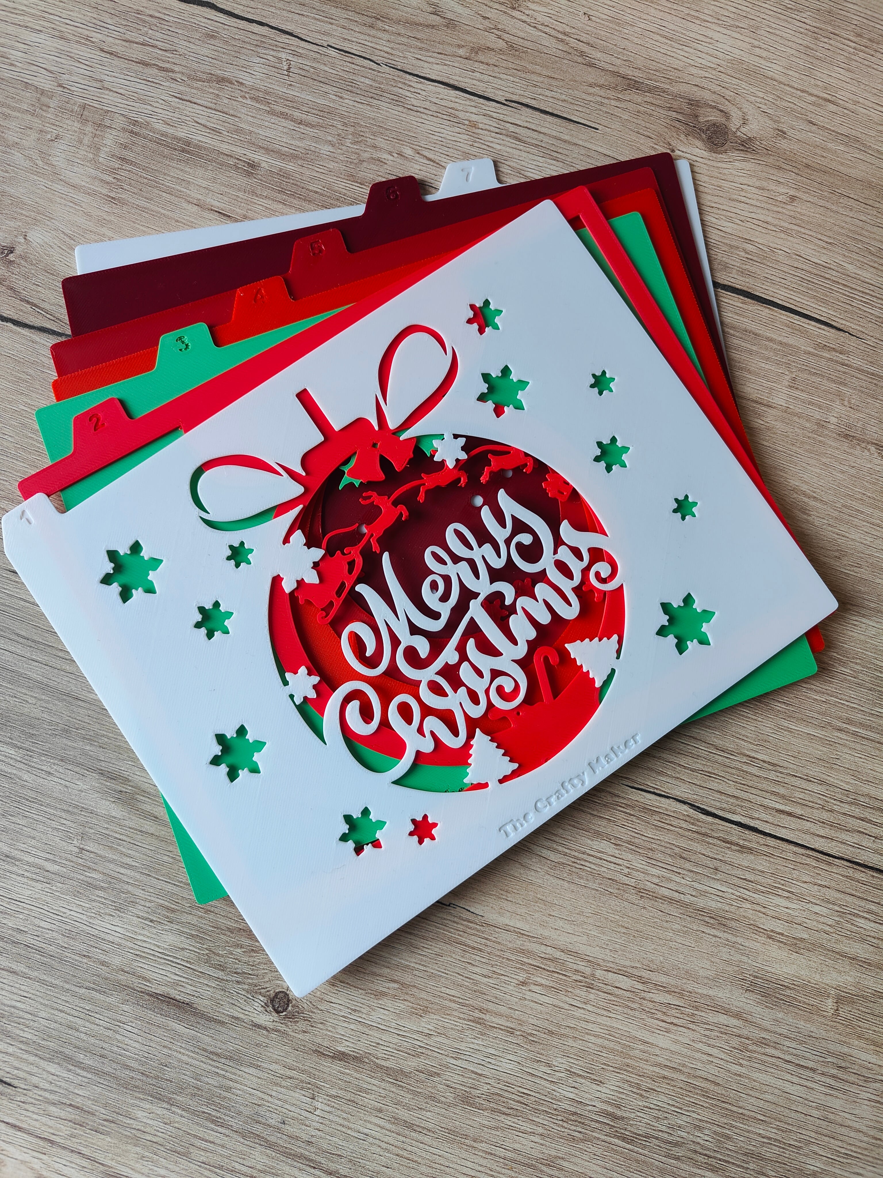 Christmas Shadow Box (A) 3d model