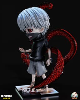 KanekiKen Tokyo Ghoul Chibi - Premium Collectible 3d model