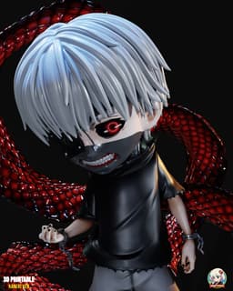 KanekiKen Tokyo Ghoul Chibi - Premium Collectible 3d model