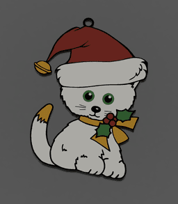 Christmas Pack: Cat II 3d model
