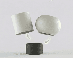 Vaniso Lamp and Vase Kit Nr.3 3d model