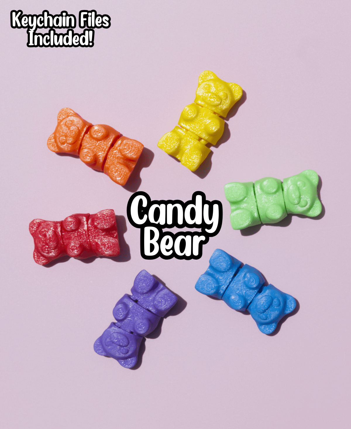 Candy Bear 3d model