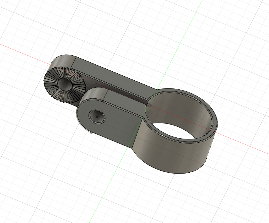 PDW Bike Fender Mount 3d model