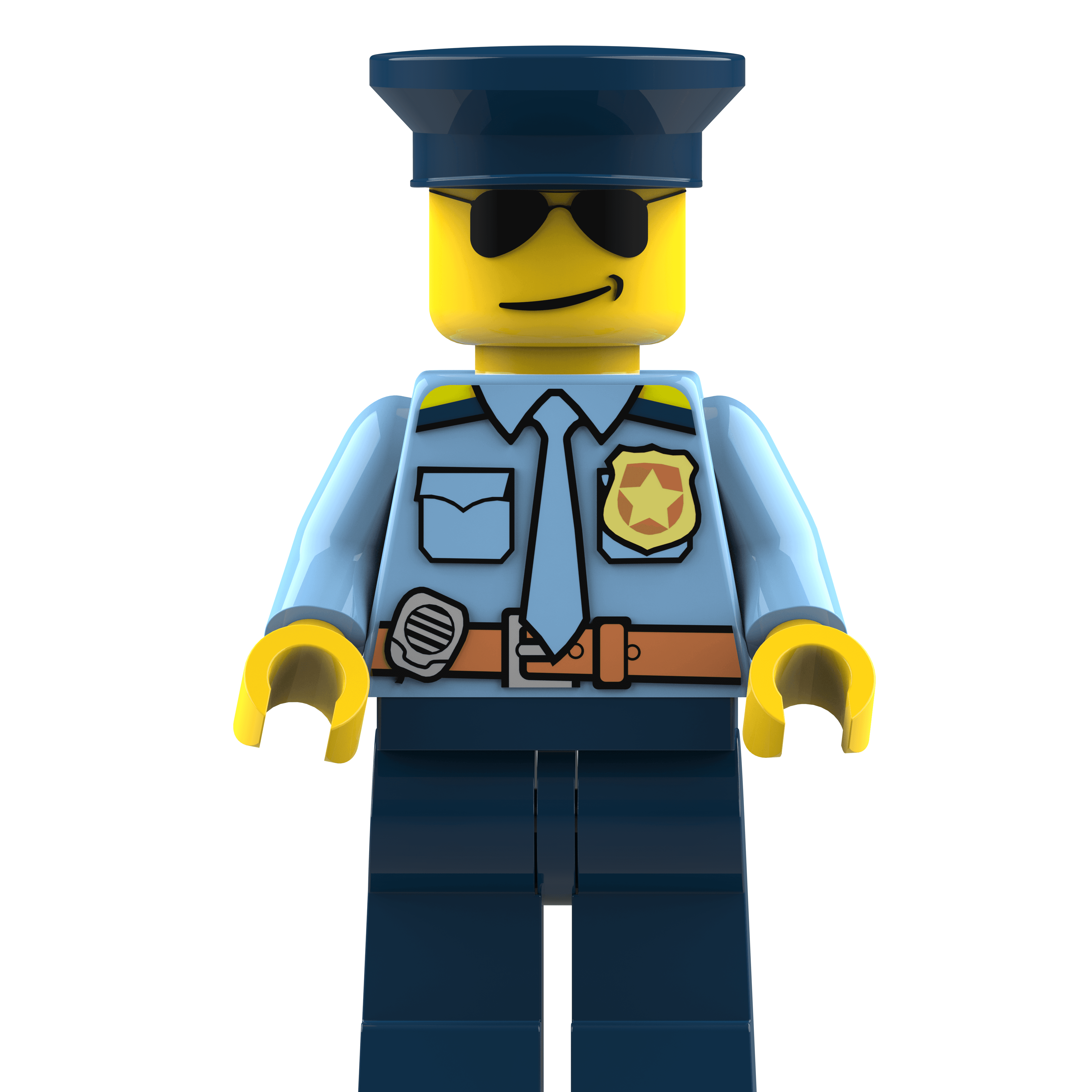 Police Officer Lego 3d model