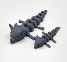 FLEXI FIDGET DESKTOP GUARDIANS TRICERATOPS, SHARK & DOLPHIN 3d model