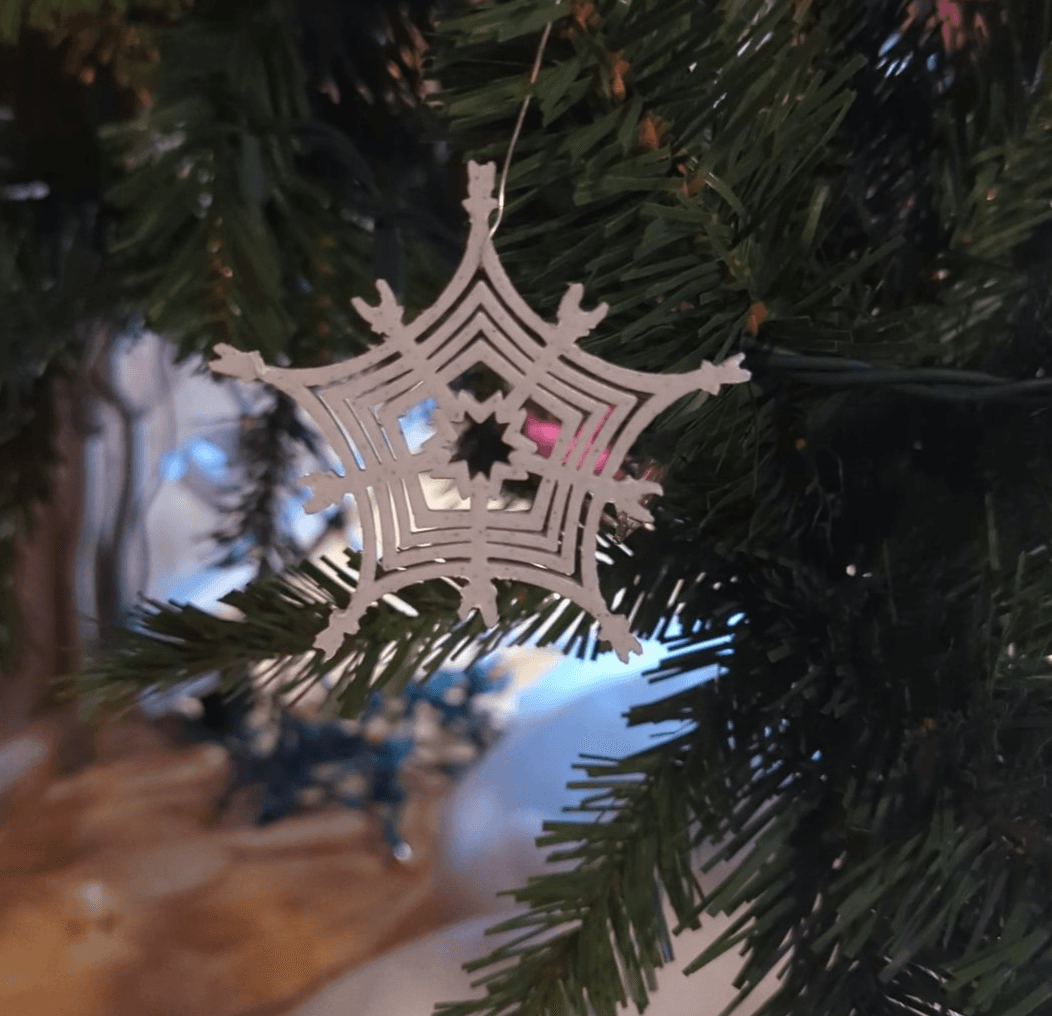 Snowflake Ornaments 3d model