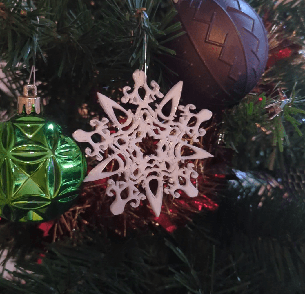 Snowflake Ornaments 3d model