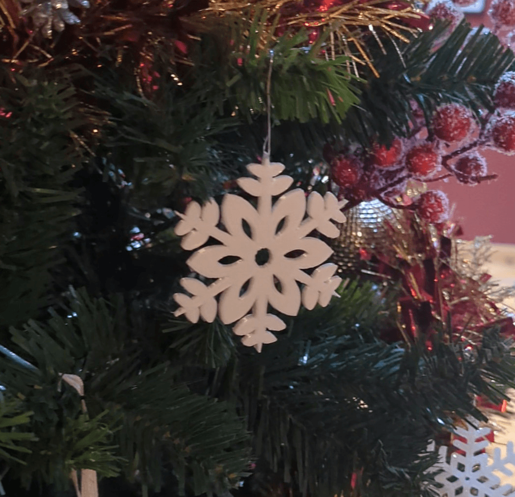 Snowflake Ornaments 3d model