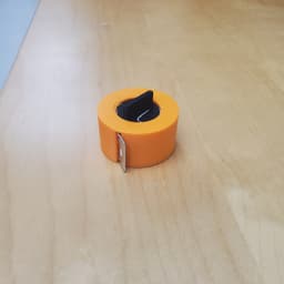 Parametric Fabric Tape Measure Case 3d model