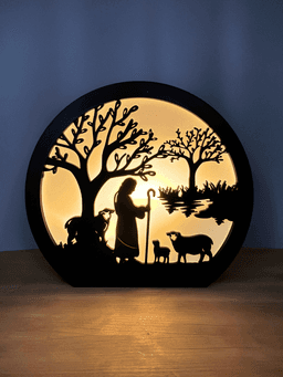 The Lord is my Shepherd Lamp Home Decor 3d model