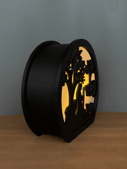 The Lord is my Shepherd Lamp Home Decor 3d model