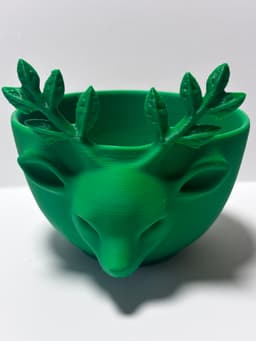 Christmas reindeer candy bowl 3d model