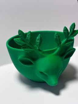 Christmas reindeer candy bowl 3d model