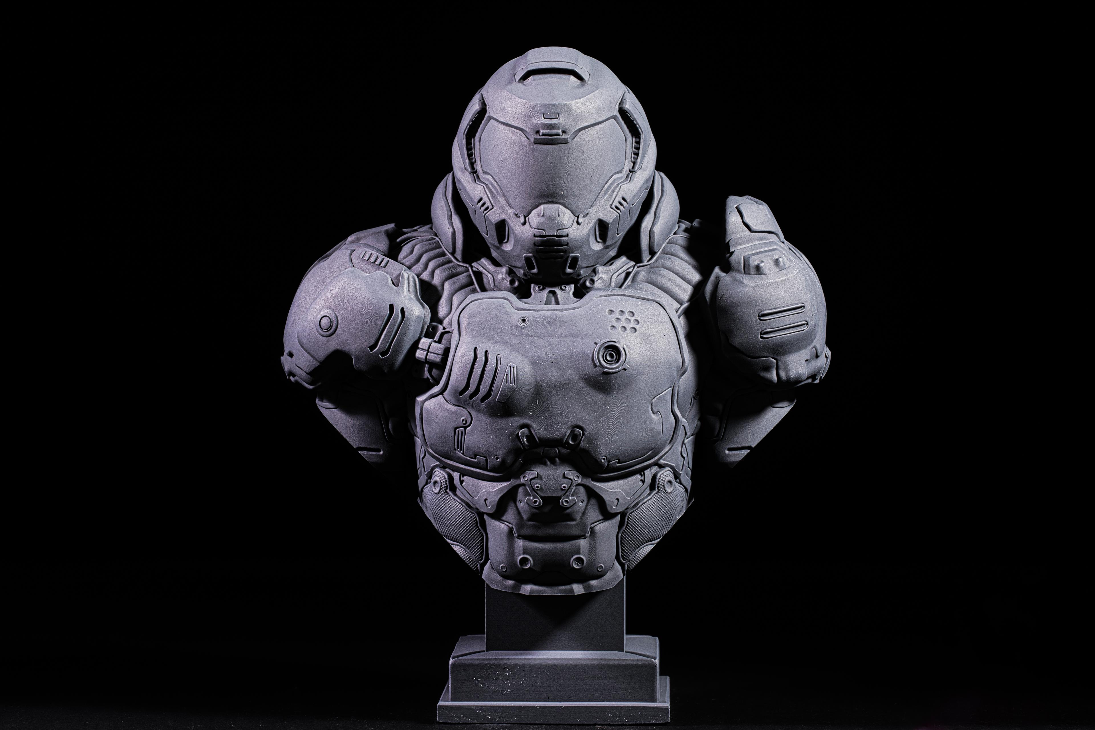 DoomGuy - (Pre-Supported) 3d model