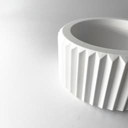 The Rilas Planter Pot with Drainage Tray & Stand Included | Modern and Unique Home Decor 3d model