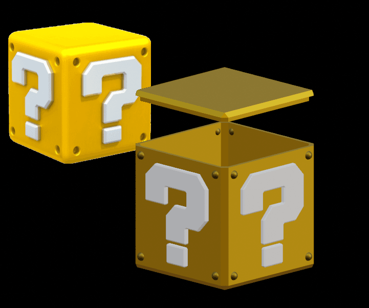 Question Block Case 3d model
