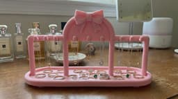 Coquette Bow Jewelry Stand & Ring Holder - Aesthetic Vanity Organizer STL 3d model