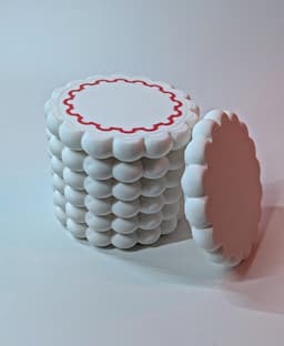 Bubble Jar - Threaded LID 3d model