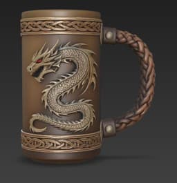 NORDIC DRAGON CUP β EPIC 3D MODEL (STL FILE) 3d model