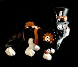 Maine Coon & steampunk Kitten (Commercial Use) 3d model
