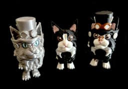 Maine Coon & steampunk Kitten (Commercial Use) 3d model