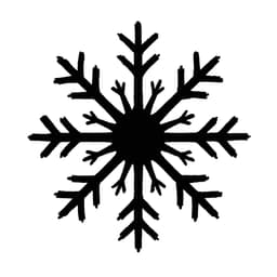 Leather Stamp 75mm Snowflake 6 3d model