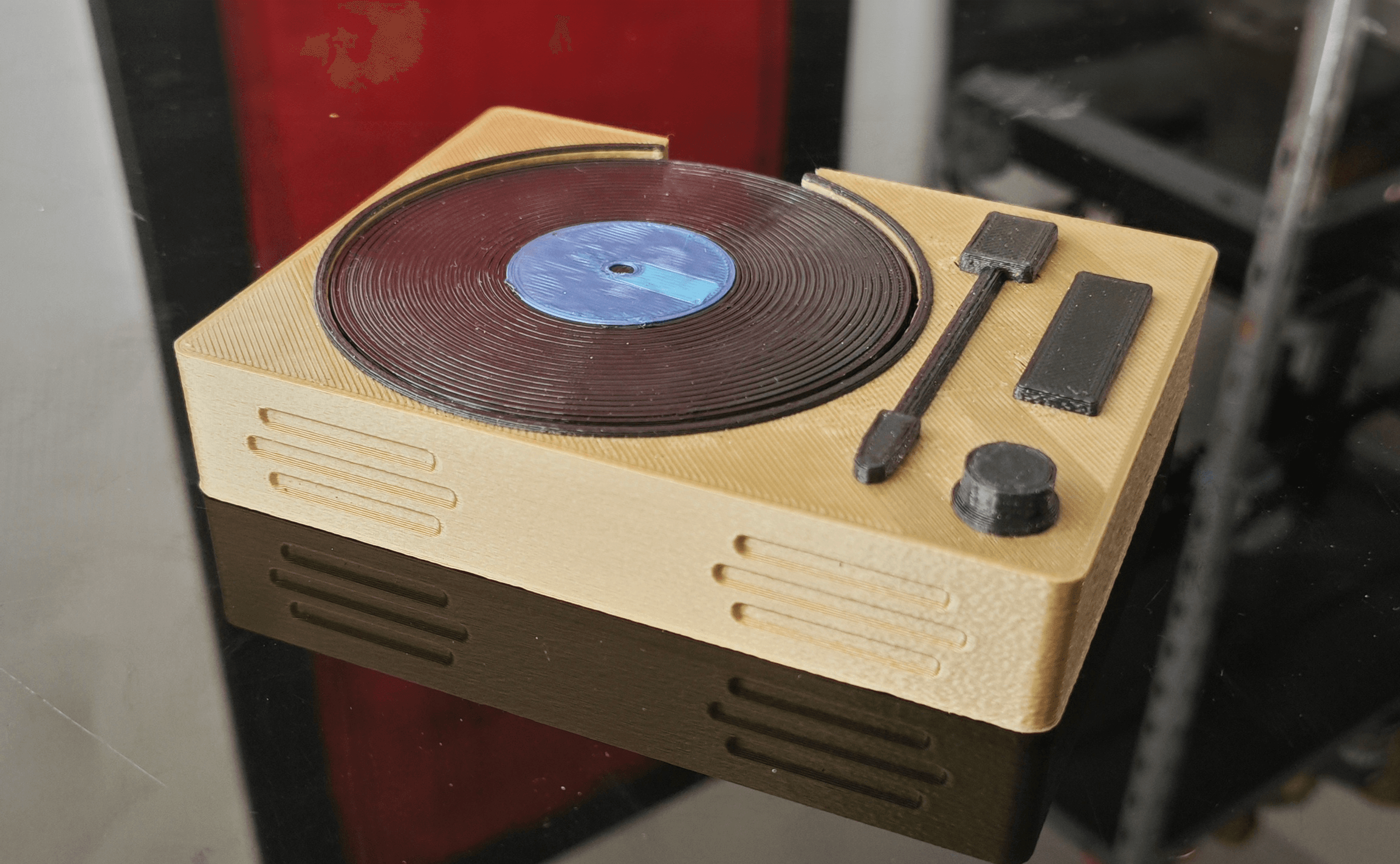 Vinyl Player - Coasters 3d model