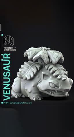 Venusaur - Pokemon - Fan Art 3d model