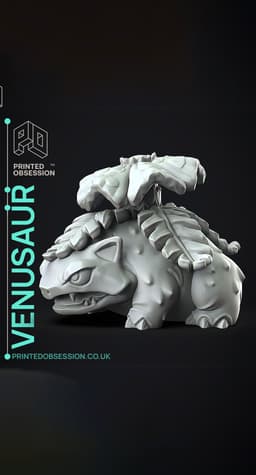 Venusaur - Pokemon - Fan Art 3d model