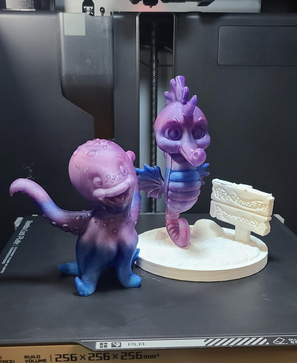 Happy Octopus - Best friends!! - 3d model
