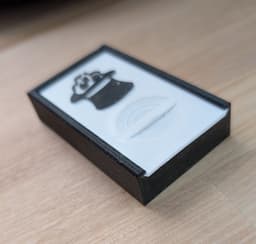 Magnetic Hide away key case 3d model