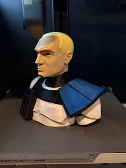 Captain Rex Starwars Bust 3d model