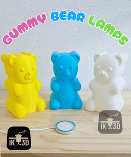 Gummy Bear Lamps 3d model