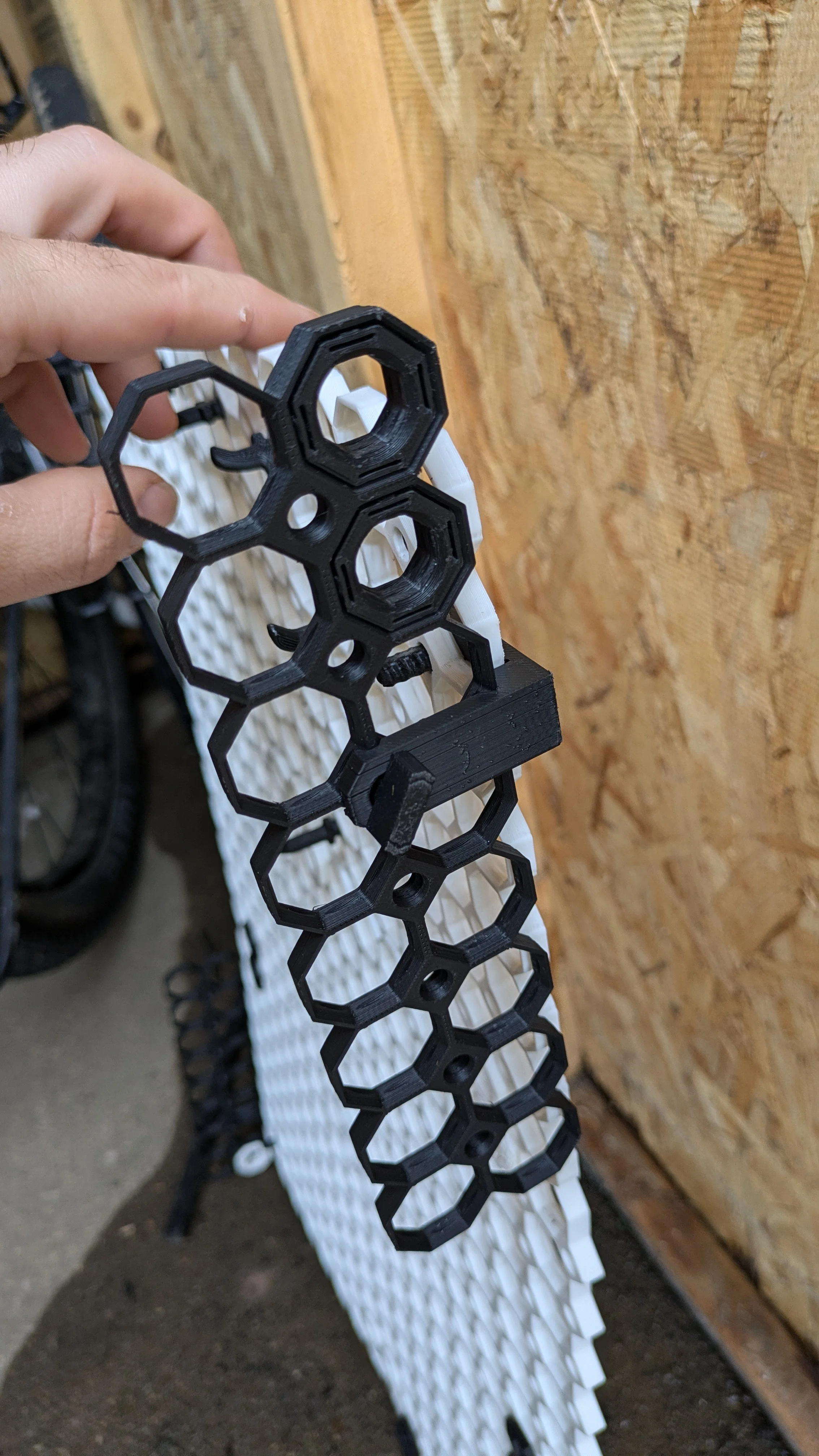 I know multiple people asked how to use the brackets. I hope this make helps. I used it to join two boards and then mount one.