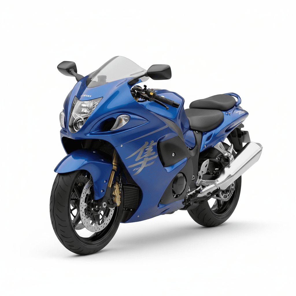Suzuki Hayabusa GSX1300R Hyperbike Motorcycle 3d model