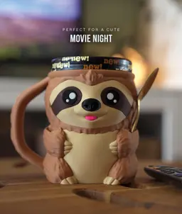 Sammy, the Ice Pint Holding Sloth 3d model