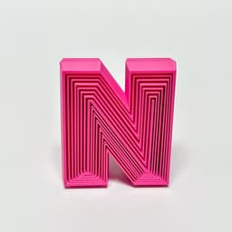 Alphabet Layered Fidgets 3d model