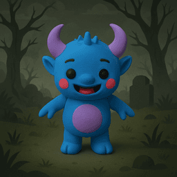 Boggle the Little Monster 3d model